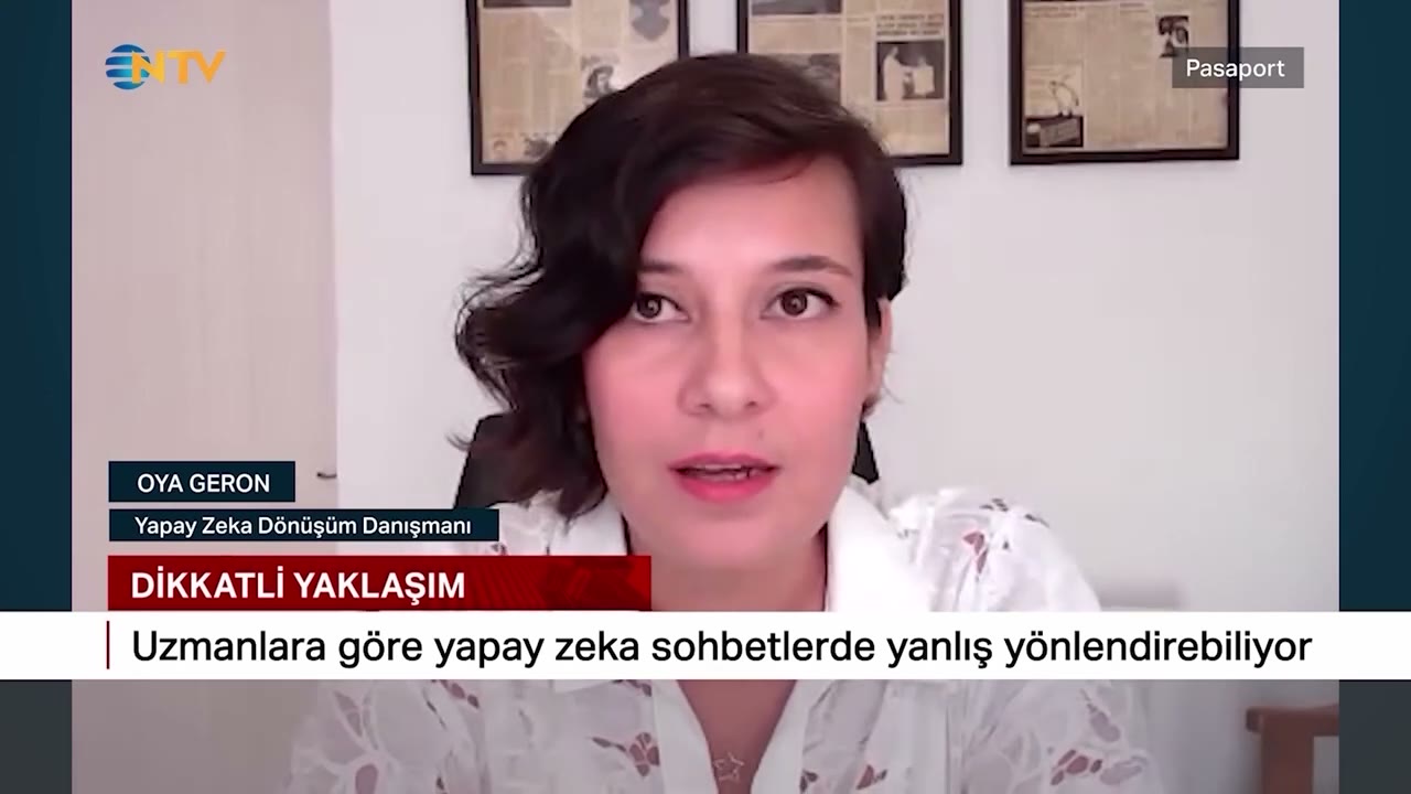 Oya Geron on NTV, Mete Çubukçu ile Pasaport